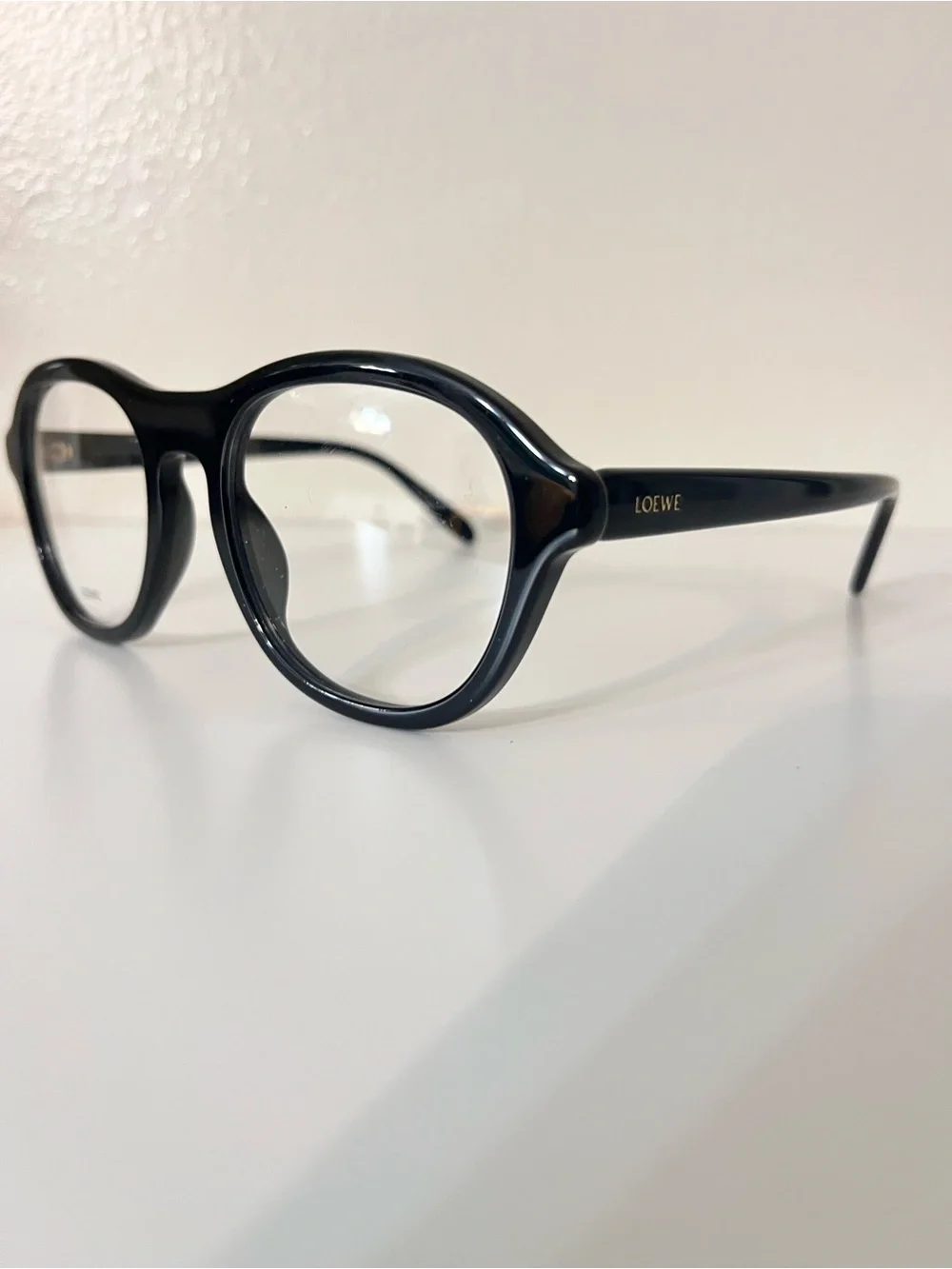 Loewe Black Round-Edge Eyeglasses